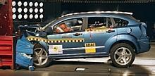 Der Dodge Caliber im Euro NCAP-Crashtest. Foto: Auto-Reporter/Euro NCAP